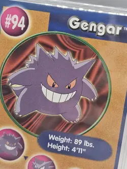 Pop 1 Gengar #94 1999 Burger King Pokemon Card Nom-Perforated BGS 5 Excellent - Image 4