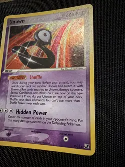 Pokemon Unown B/28 EX Unseen Forces Holo Rare Basic 60 HP Card 2005 LP/MP - Image 4