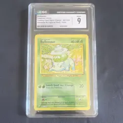 Pokemon Bulbasaur 001/034 Holo Trading Card Game Classic CGC 9 English 2023 - Image 1