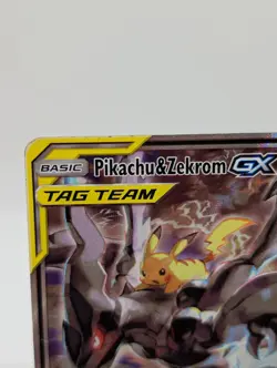#3 Pikachu & Zekrom GX SM168 Black Star Promo 2019 Tag Team Pokemon Card TCG - Image 5