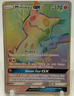 Mimikyu GX - 226/214 - Pokemon Lost Thunder Sun & Moon Secret Rare Card - Image 1