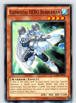 Elemental HERO Bubbleman Common Unlimited SDHS-EN012 LP - Image 1