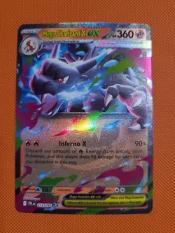 Mega Charizard X ex 013/094 Phantasmal Flames Ultra Rare Holo Pokemon Card NM - Image 1
