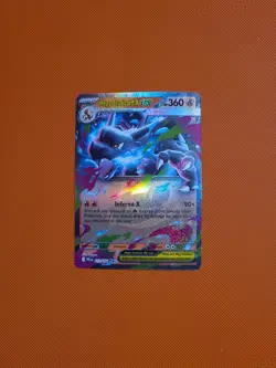 Mega Charizard X ex 013/094 Phantasmal Flames Ultra Rare Holo Pokemon Card NM - Image 2