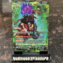 Dark Broly & Paragus the Corrupted Leader Foil Dragon Ball Super Card Game | NM - Image 1