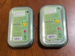 Pokemon Card TCG Trading Card Game: 2 EMPTY Celebrations Mini-Tins - Image 3