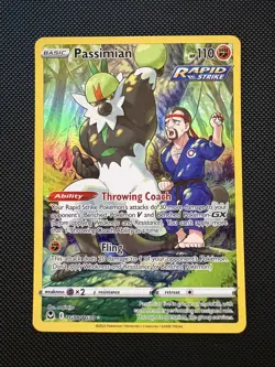 Passimian - TG08/TG30 - Pokemon Silver Tempest Trainer Gallery Holo Card NM - Image 1