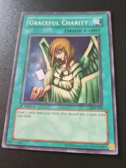 Yu-Gi-Oh Graceful Charity SDP-040 English 1st Edition Ungraded #5 - Image 1