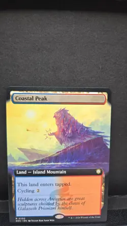 Coastal Peak - Extended Art R MTG Commander: Secrets of Strixhaven M/NM, English - Image 1