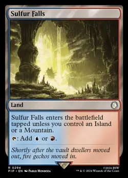 Sulfur Falls #329 (NM) - MTG - Universes Beyond Fallout Magic: the Gathering - Image 1