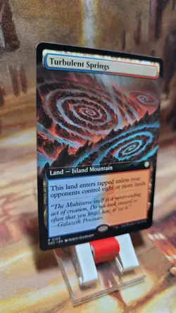 MTG Turbulent Springs #0105 Extended Art Non-Foil Secrets of Strixhaven SOC - Image 3