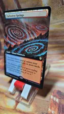 MTG Turbulent Springs #0105 Extended Art Non-Foil Secrets of Strixhaven SOC - Image 4