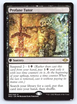 Profane Tutor 97 Rare Modern Horizons 2 Magic: The Gathering Lightly Played - Image 1