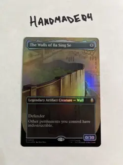 The Walls of Ba Sing Se - MTG Avatar: The Last Airbender Borderless FOIL TLA 329 - Image 1