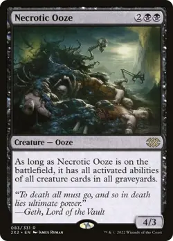 NM - Necrotic Ooze - 83 - Double Masters 2022 - Image 1