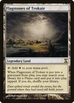 Time Spiral MTG Flagstones of Trokair Magic - Image 1