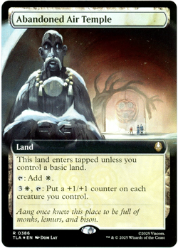 Abandoned Air Temple (Extended Art Foil) 0386 Avatar: The Last Airbender TLA MTG - Image 1