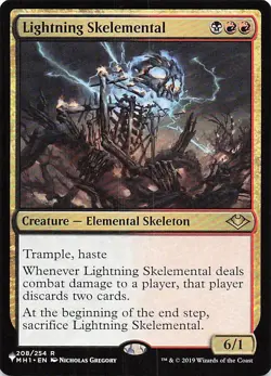 Lightning Skelemental R The List Reprints 208/254 NM - Image 1