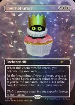 Purr Majesty - FOIL - Secret Lair Cats Are The Best Superdrop MTG - PRESALE - Image 2