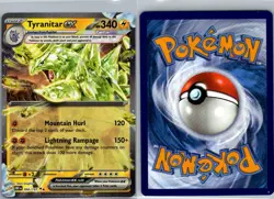 Tyranitar ex 066/197 Obsidian Flames Pokemon TCG Holo Double Rare NM - Image 3