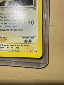 Pokemon Neo Genesis Ampharos 1/111 [1st Edition] - Neo Genesis - Image 5