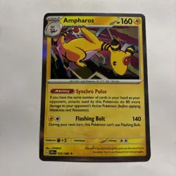 Pokemon Ampharos 029/086 CRI Chaos Rising English NM - Holo - Image 1