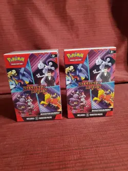 2 Destined Rivals Pokemon FACTORY SEALED Booster Bundle Boxes UNOPENED - Image 1