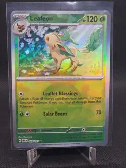 Pokemon TCG - Pokeball Holo Leafeon 5/131 - Prismatic Evolutions NM - Image 2