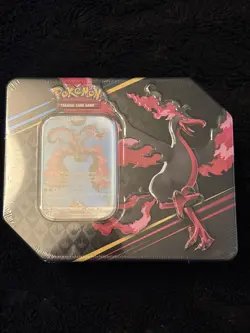 Pokemon TCG Crown Zenith Galarian Moltres Factory Sealed 5-Pack Tin - Image 1