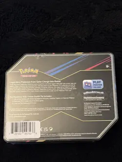 Pokemon TCG Crown Zenith Galarian Moltres Factory Sealed 5-Pack Tin - Image 2