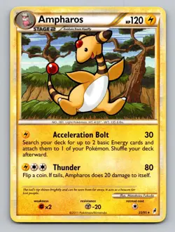 Ampharos 23/95 Rare Call of Legends Pokemon Very LP - Image 1
