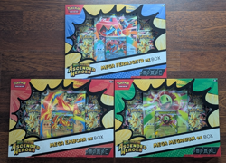 Pokemon Mega Evolution Ascended Heroes EX Box Lot 3 Meganium Emboar Feraligatr - Image 1