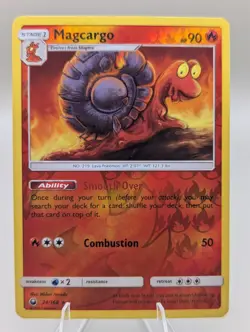 Magcargo 24/168 Rare Celestial Storm Pokemon Reverse Holo Lightly Played - Image 1
