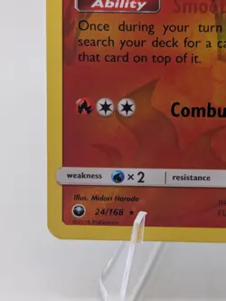 Magcargo 24/168 Rare Celestial Storm Pokemon Reverse Holo Lightly Played - Image 5
