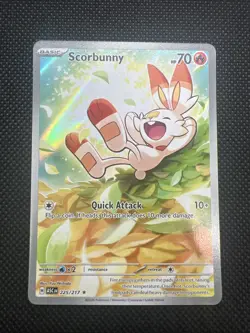 Scorbunny Full Art Ascended Hero’s 225/217 Nm Condition Pokemon TCG - Image 1