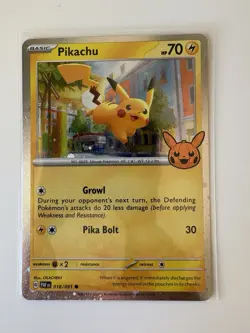 Pokemon Pikachu #18/91 2024 Trick or Trade Halloween Cosmos - Image 2
