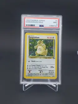 FRESH PSA 9 Kangaskhan Jungle 5/64 Pokemon Card Holo Rare WOTC Vintage 1999 - Image 1