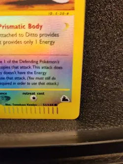 Pokemon Ditto Skyridge Reverse Holo E-Reader 51/144 NEAR MINT - Image 4