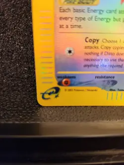 Pokemon Ditto Skyridge Reverse Holo E-Reader 51/144 NEAR MINT - Image 5
