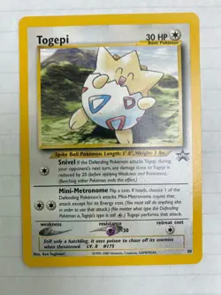 Pokemon Togepi 30/53 WOTC Black Star Promo Regular NM - Image 1