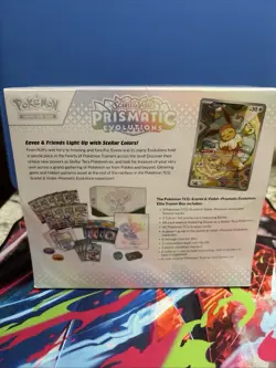 Pokemon TCG Prismatic Evolutions ETB Elite Trainer Box New Factory Sealed S&V - Image 2