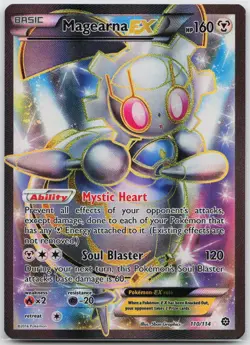Magearna EX (Full Art) Ultra Rare XY - Steam Siege 110/114 Pokemon TCG - Image 1