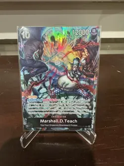 One Piece Card Game-Marshall.D.Teach Alt Art 2nd Anniversary Set Op09-093 - Image 1