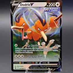 Dodrio V 201/264 Ultra Rare SWSH08: Fusion Strike Pokemon TCG NM - Image 1