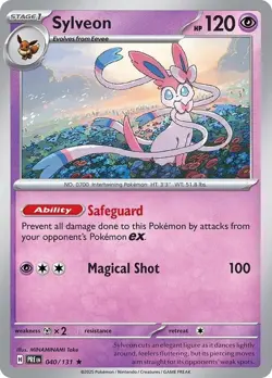 Sylveon 040/131 Reverse Holo SV: Prismatic Evolutions Pokemon - English NM - Image 1