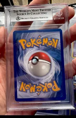 Celebi ex Holo Rare Pop Series 2 Pokemon TCG 2005 Bgs 8 NM-MT #17/17 SWIRL! - Image 2
