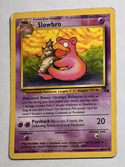 Pokemon TCG Slowbro 43/62 base set Fossil - Near Mint - Image 1
