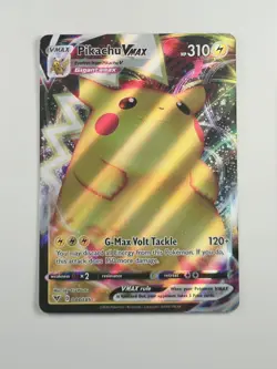 Pikachu VMAX 044/185 SWSH04: Vivid Voltage Ultra Rare Pokemon 2020 NM - Image 1