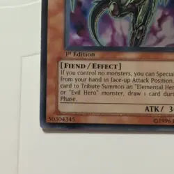 Evil Hero Infernal Prodigy DP06-EN008 Super Rare Jaden Yuki 3 1st Ed Yu-Gi-Oh - Image 3