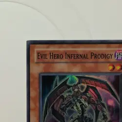 Evil Hero Infernal Prodigy DP06-EN008 Super Rare Jaden Yuki 3 1st Ed Yu-Gi-Oh - Image 4